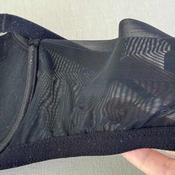 Understance Harper Smooth Lace Flexwire strappy soft cup bra 34D Black - Picture 5 of 8